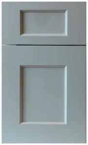 Door 28: Shake Style Door, Flat Panel, Bevel Edge Inside Frame Profile